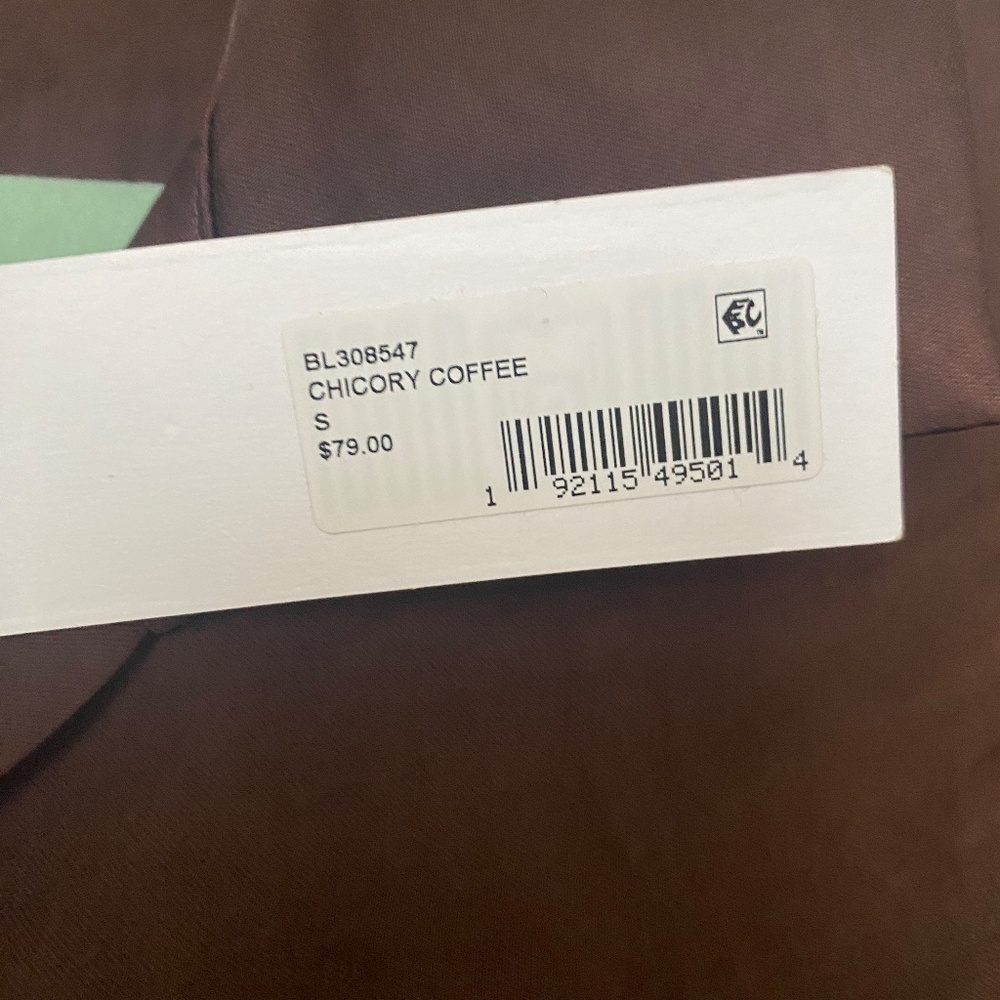 STEVE MADDEN TIE CURIOUS MINI CHICORY COFFEE SIZE SMALL NEW WITH TAGS - Picture 6 of 8